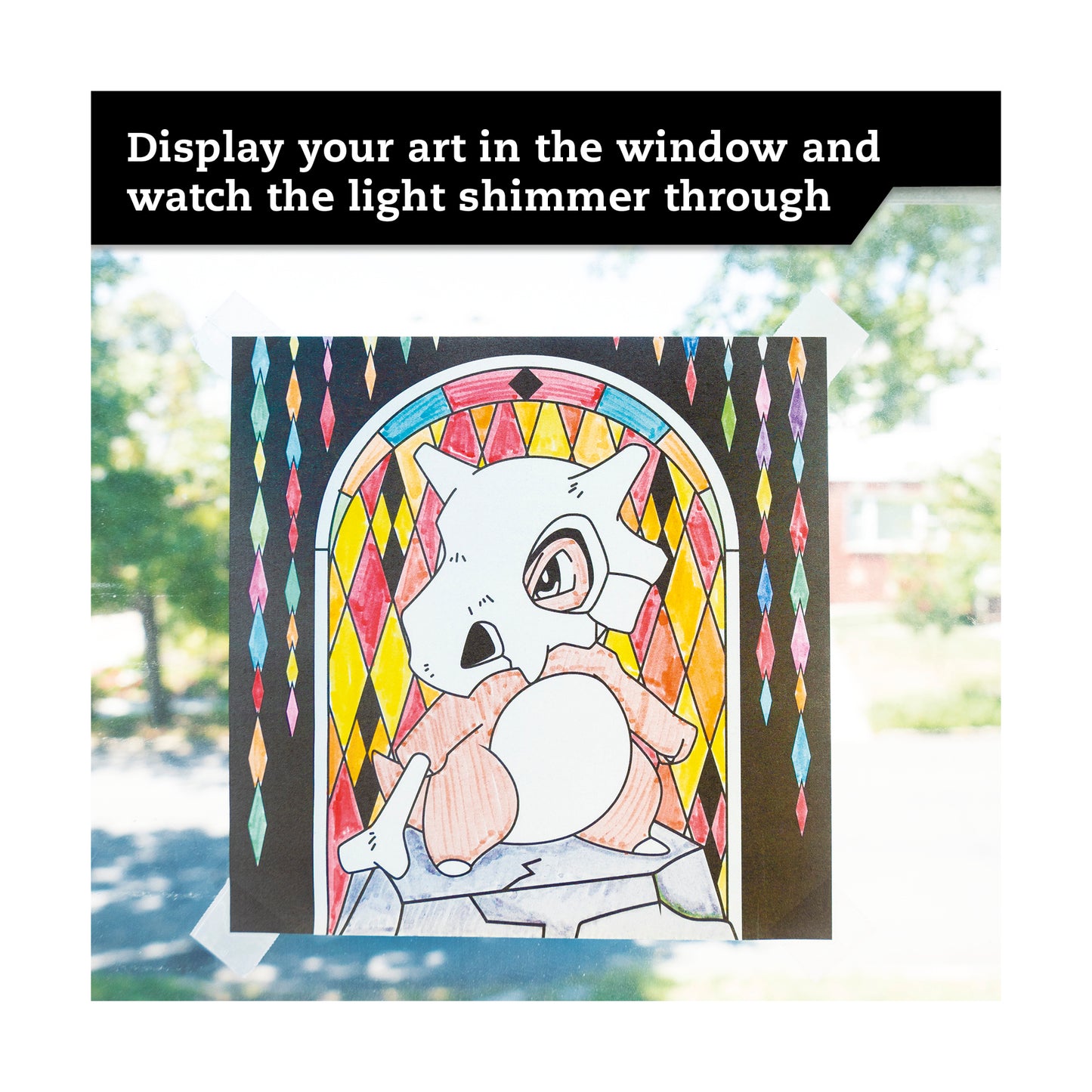 Pokemon Stained Glass Art Coloring Kit