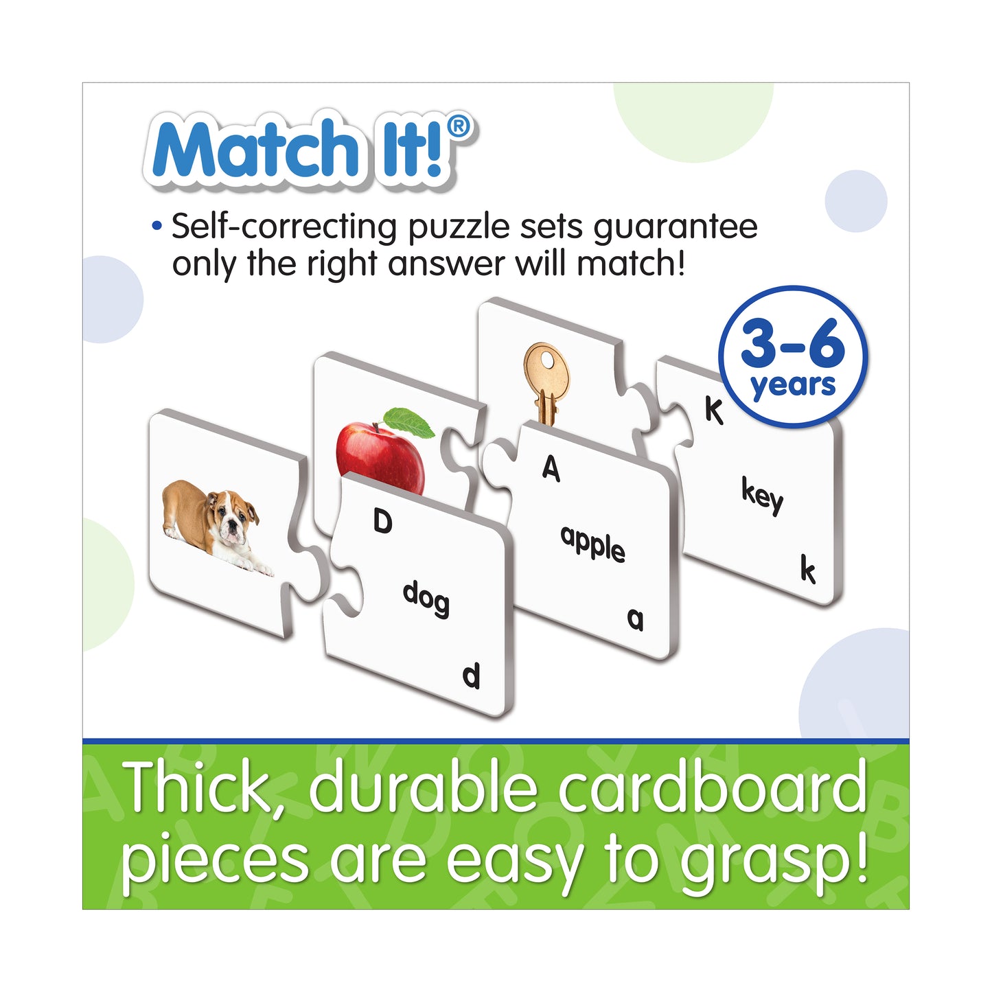 The Learning Journey Match It! - ABC's Puzzle Building Set