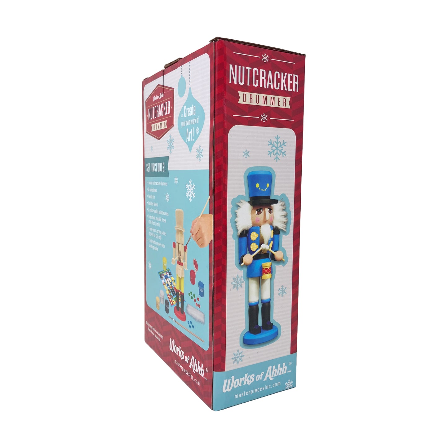 Works of Ahhh Nutcracker Drummer Wood Paint Kit - Craft Set
