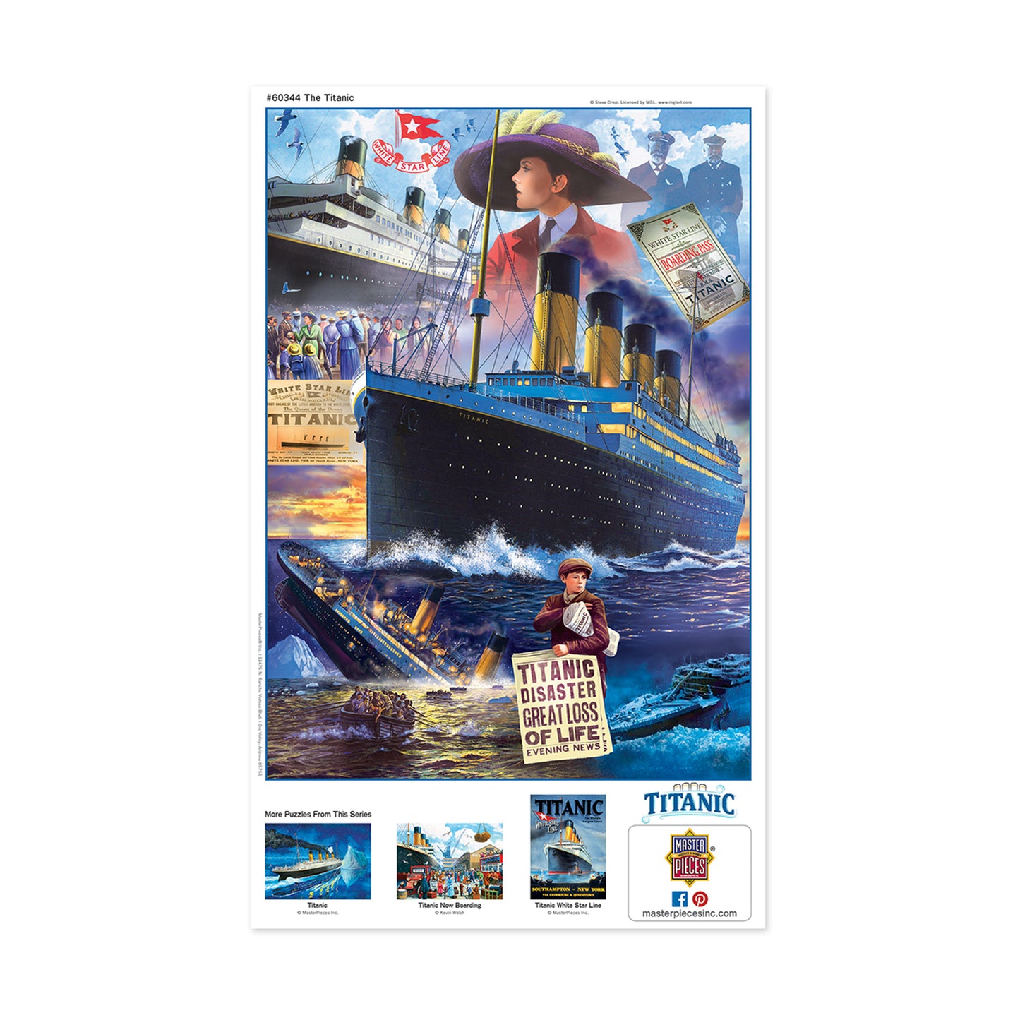MasterPieces Historical Titanic Jigsaw Puzzle - 1000 pc
