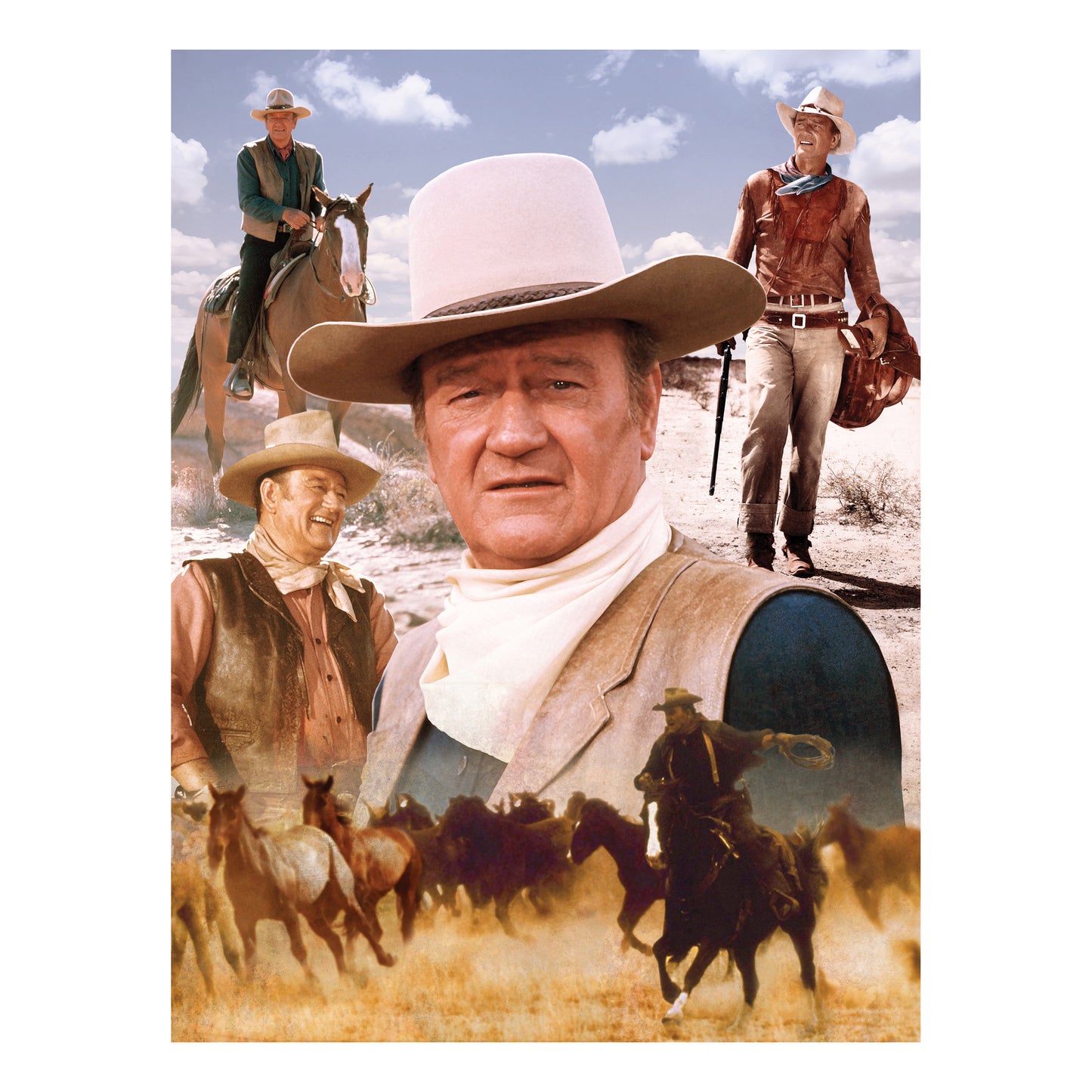 MasterPieces John Wayne America's Cowboy Jigsaw Puzzle - 1000 pc