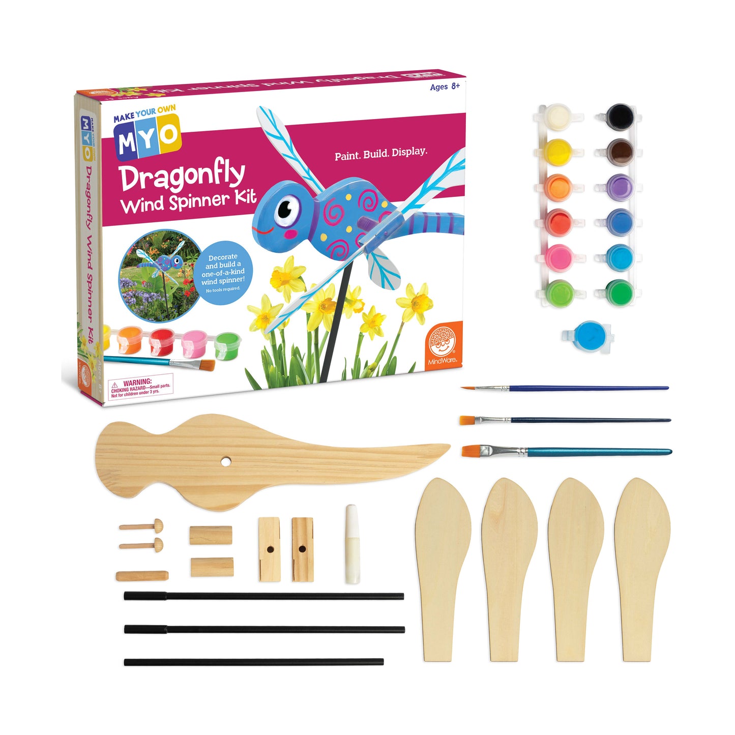 DIY Dragonfly Wind Spinner Craft Kit - Garden Art