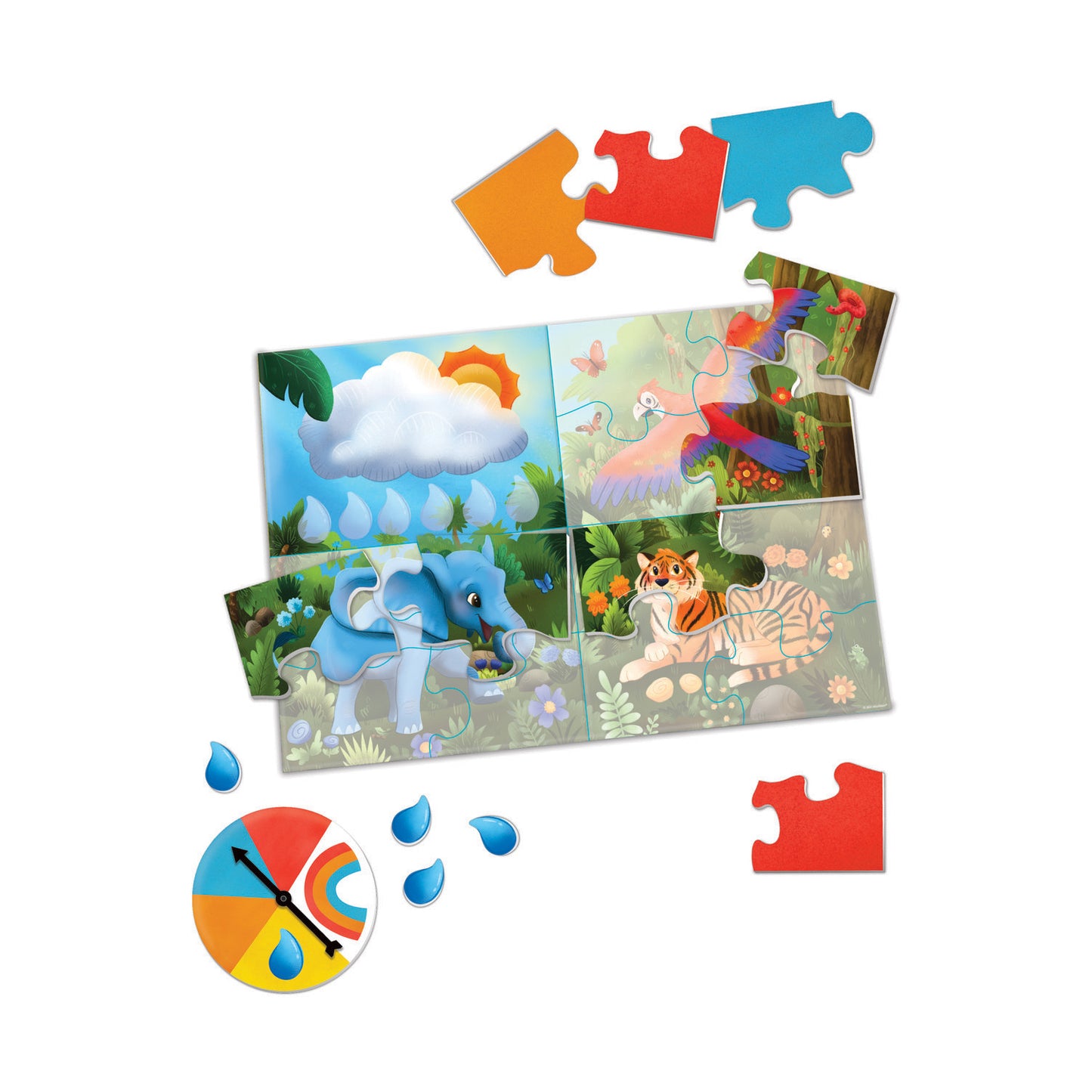 Raindrop Forest Family Puzzle Game