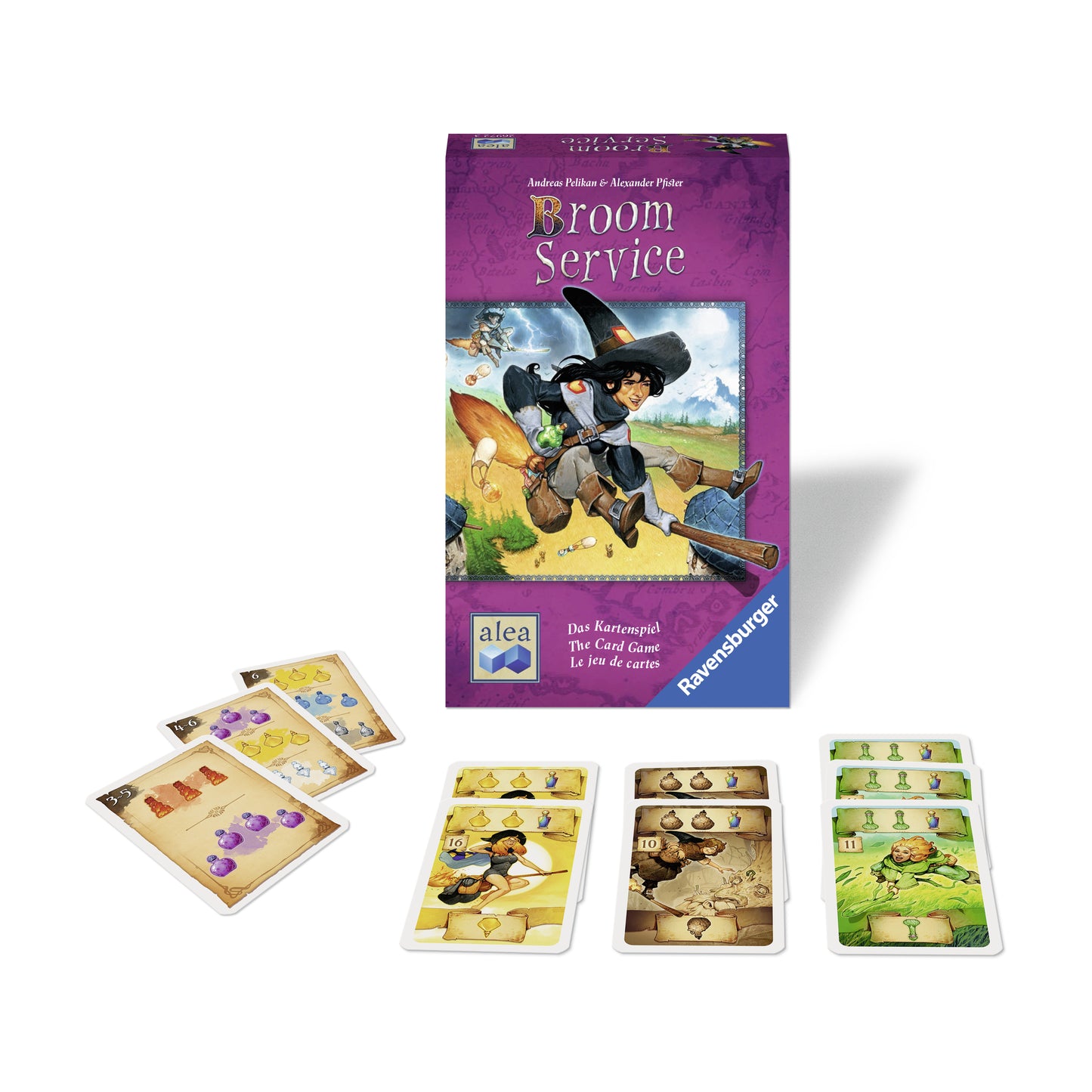 Broom Service Alea Card Game Series #2 with 1st Expansion