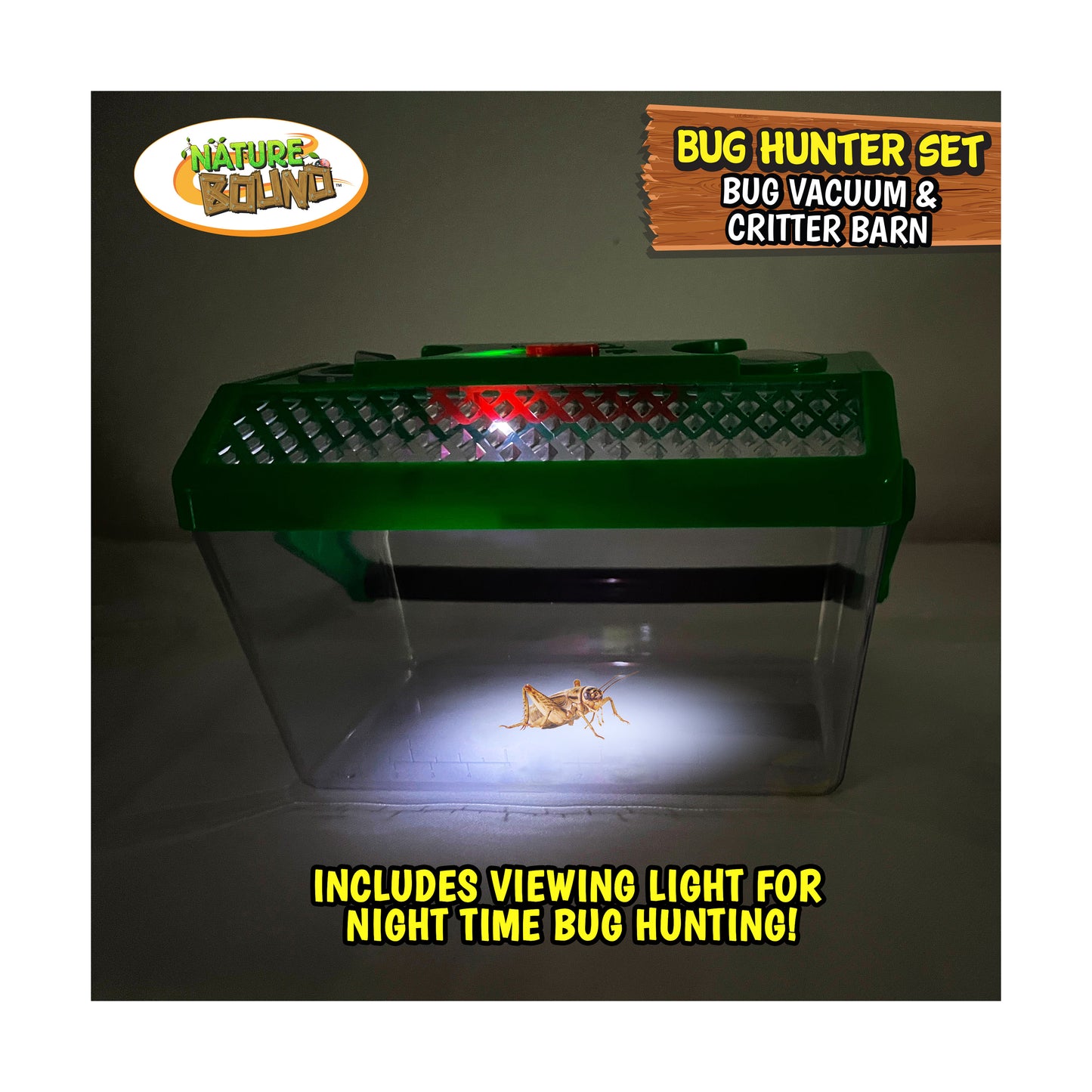 Nature Explorer’s Ultimate Bug Hunter Set: Bug Vacuum & Critler Barn