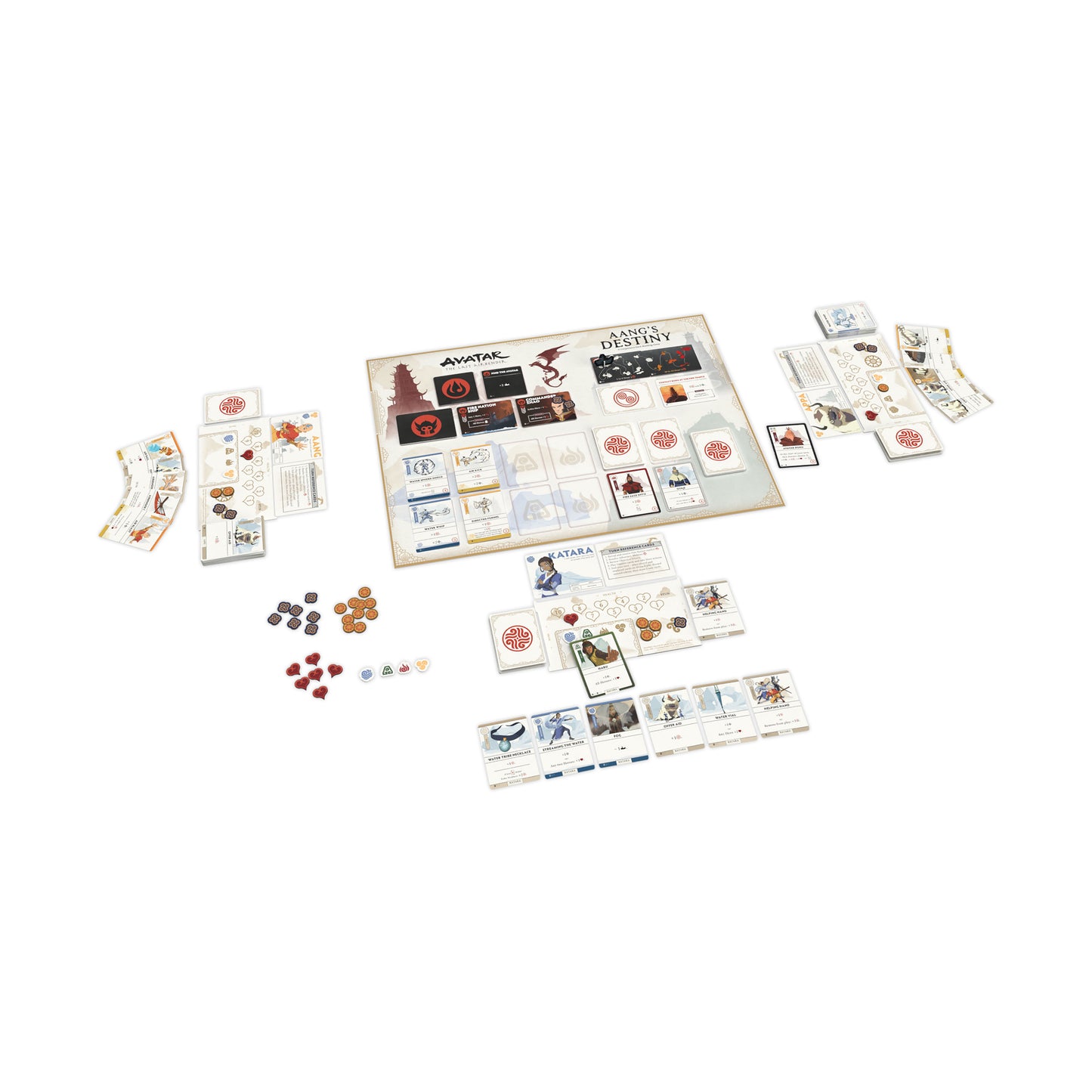 Avatar: The Last Airbender Aang's Destiny Cooperative Deck-Building Game