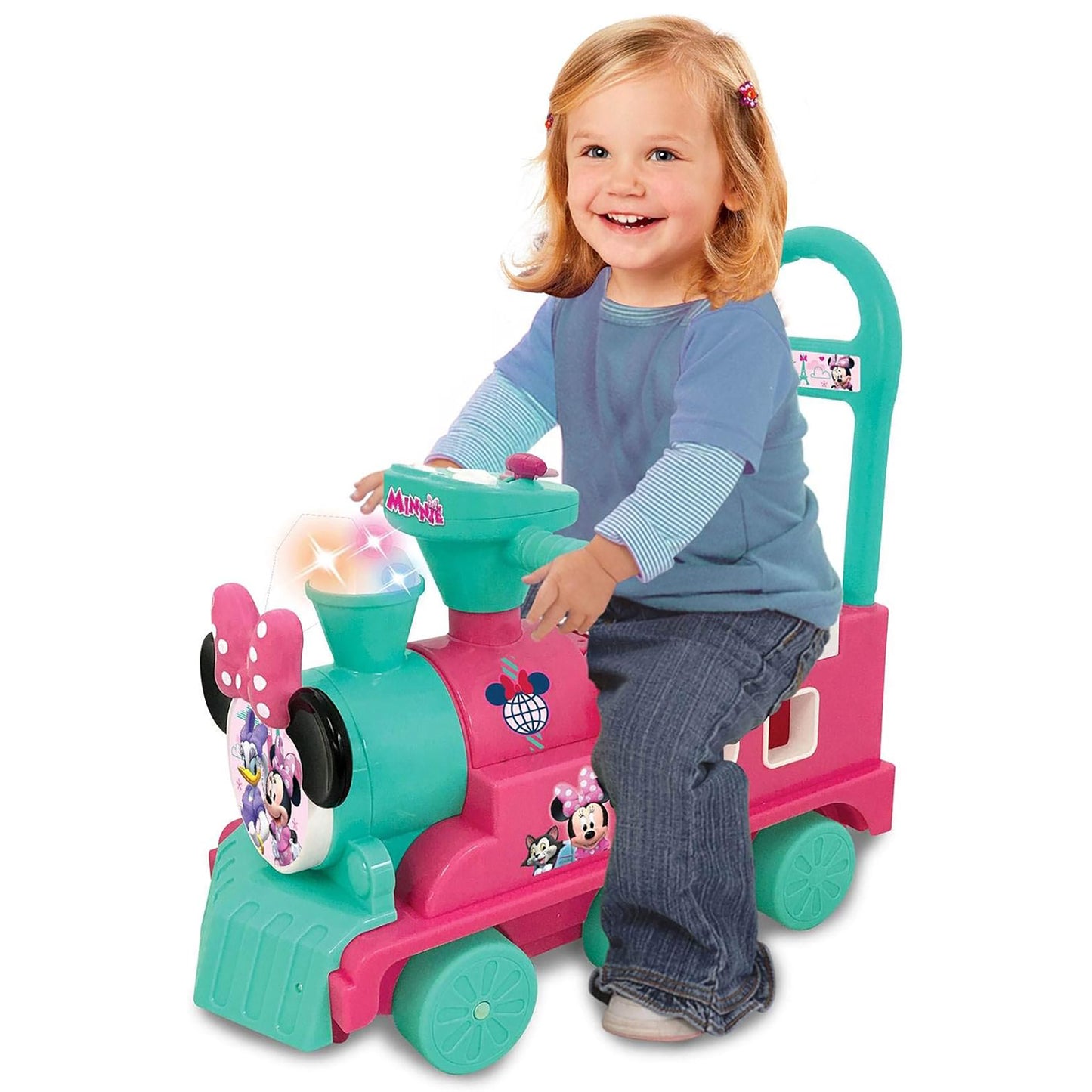 Kiddieland - Disney Minnie Mouse Play n' Sort Activity Train Ride-On