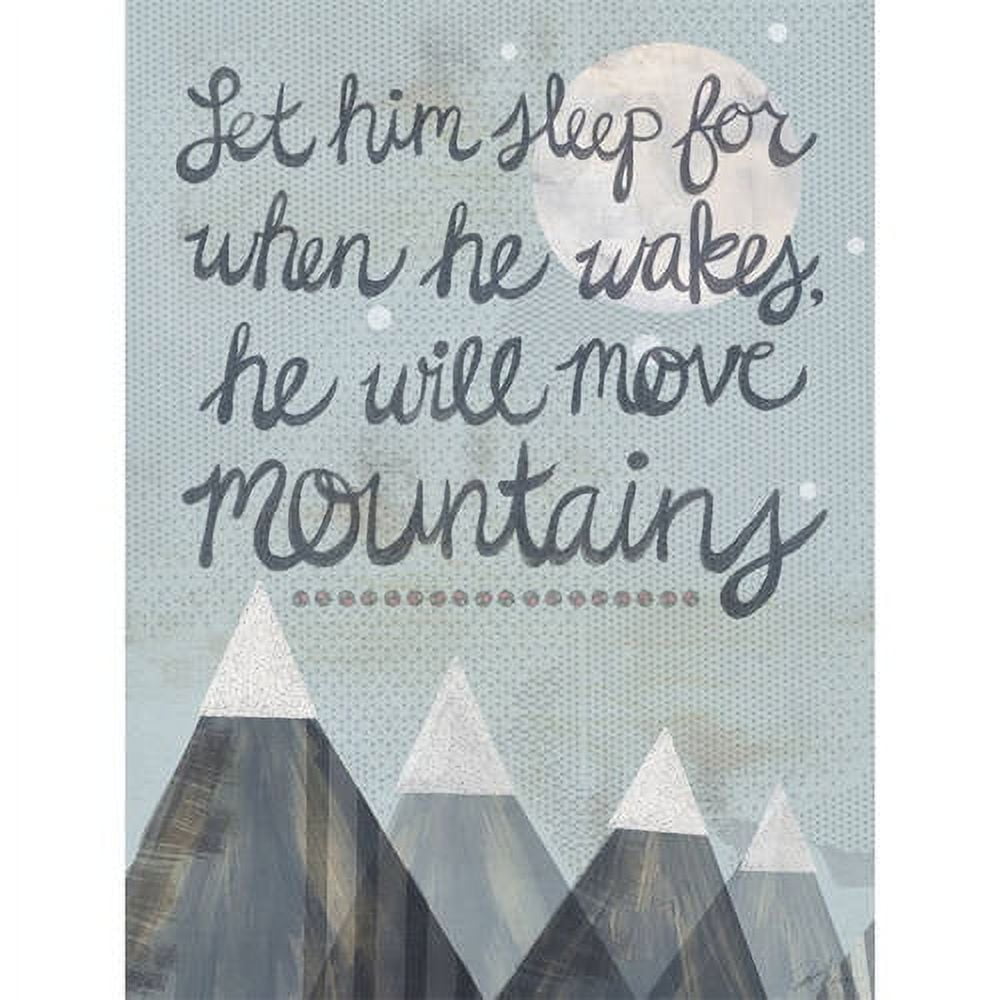 Oopsy Daisys Let Him Sleep Canvas Art Print