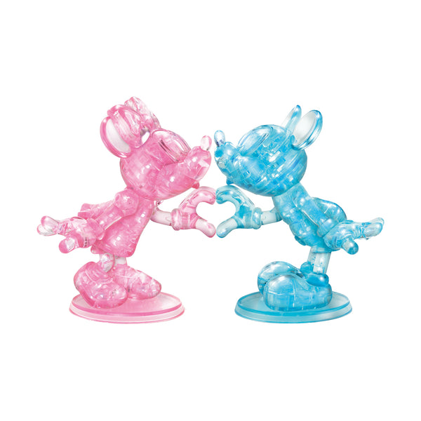 BePuzzled Disney Minnie & Mickey 3D Crystal Puzzle - 68 pcs – Toys