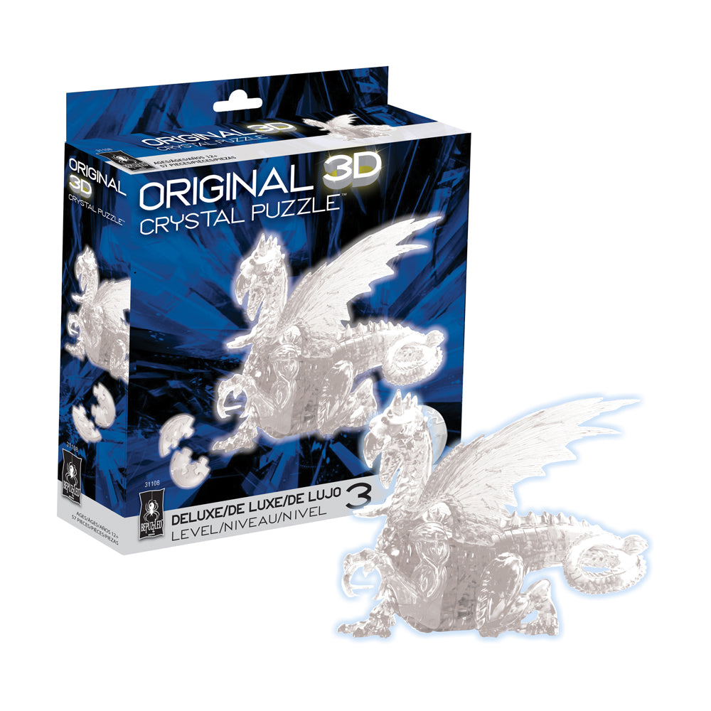 BePuzzled 3D Crystal Dragon Puzzle Clear, 57 Pieces Toys"R"Us