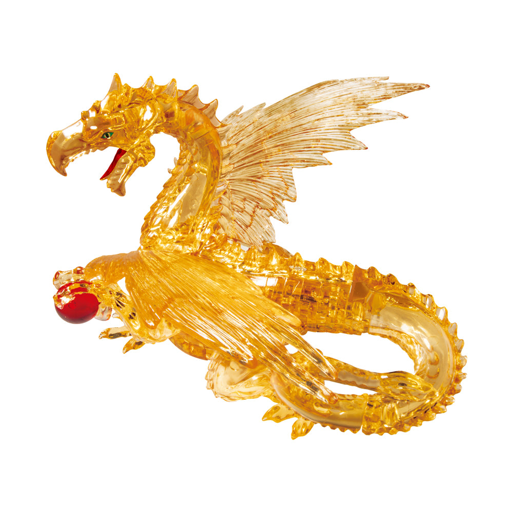 BePuzzled Golden Dragon Deluxe 3D Crystal Puzzle - 57 pc – Toys
