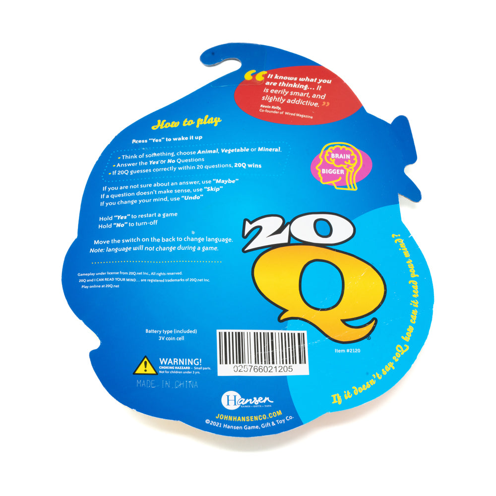 20q Topics 20Q Handheld Electronic Mind Reading Game – Toys