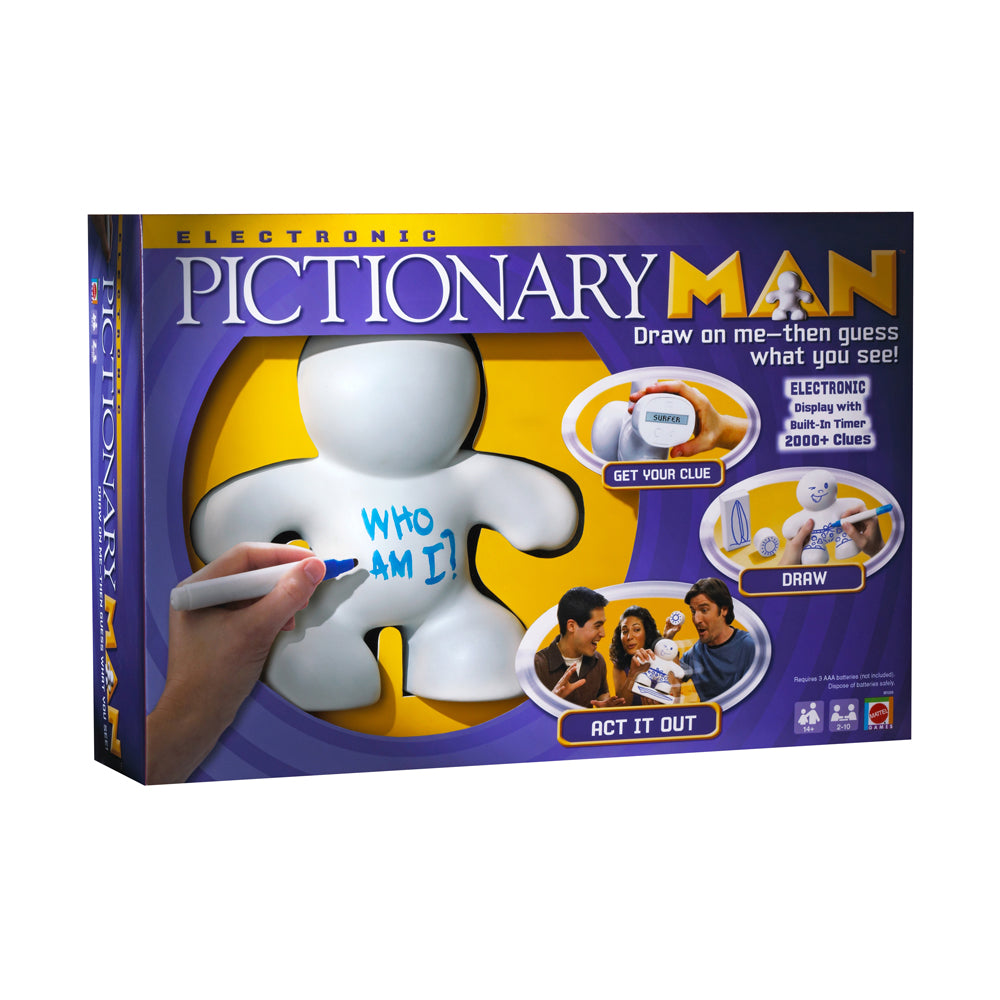 Pictionary Man Double Draw Party Game by Mattel – Toys