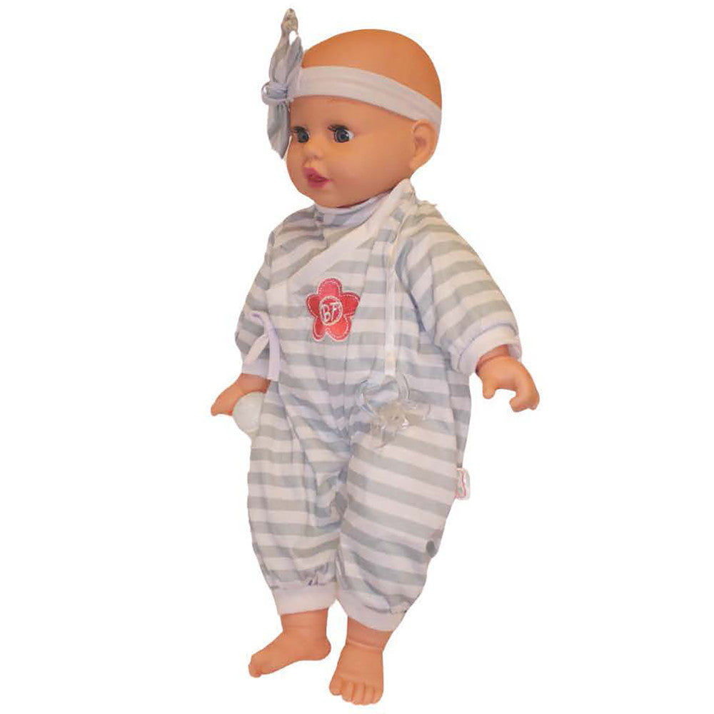 美品　アメリカ直輸入　babies スノーベイビーズ Goldberger Baby's First 19-inch Soft Body Stripes Doll – Toys