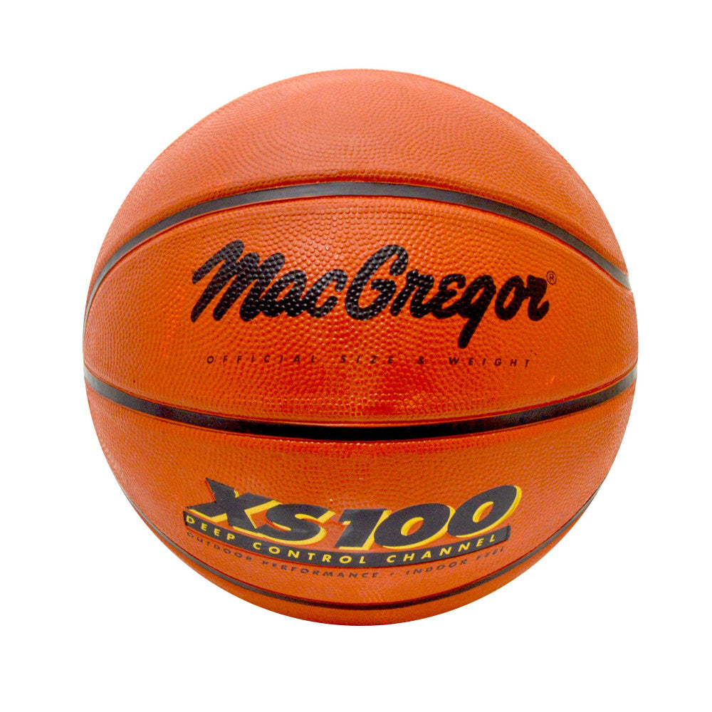 Hedstrom MacGregor XS-100 Professional-Grade Rubber Basketball - Size 7