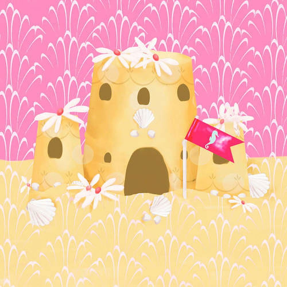 Oopsy Daisys Sweet Sandcastle Charming Canvas Wall Art