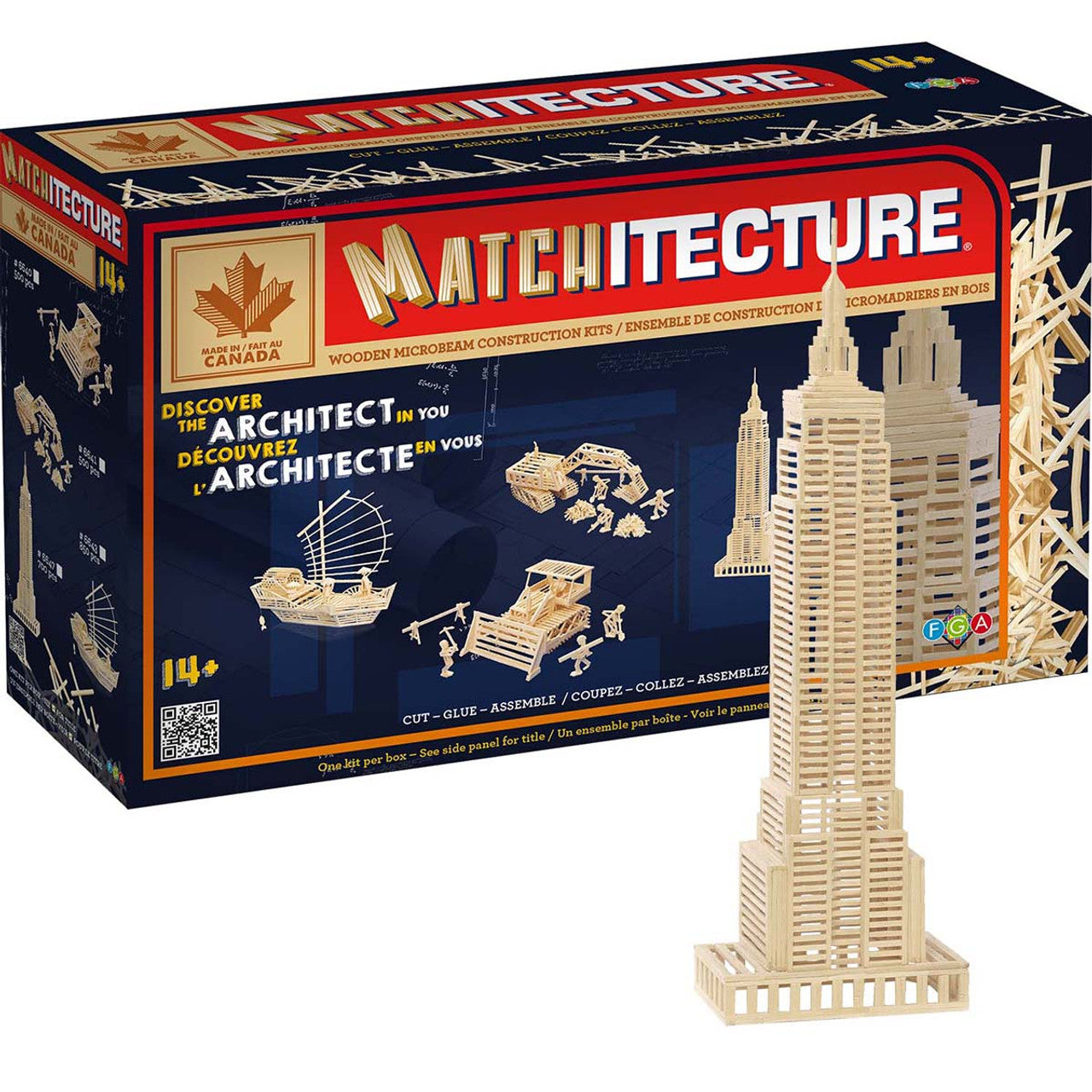 Matchitecture Empire State Building Craft Kit - 650 Microbeams