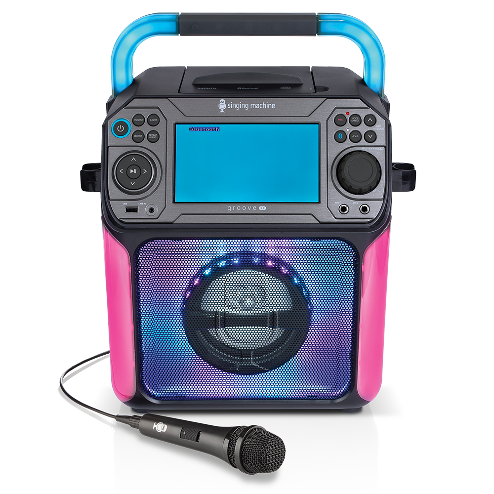 Singing Machine Groove XL Bluetooth Karaoke Machine with 1 Wired Micro