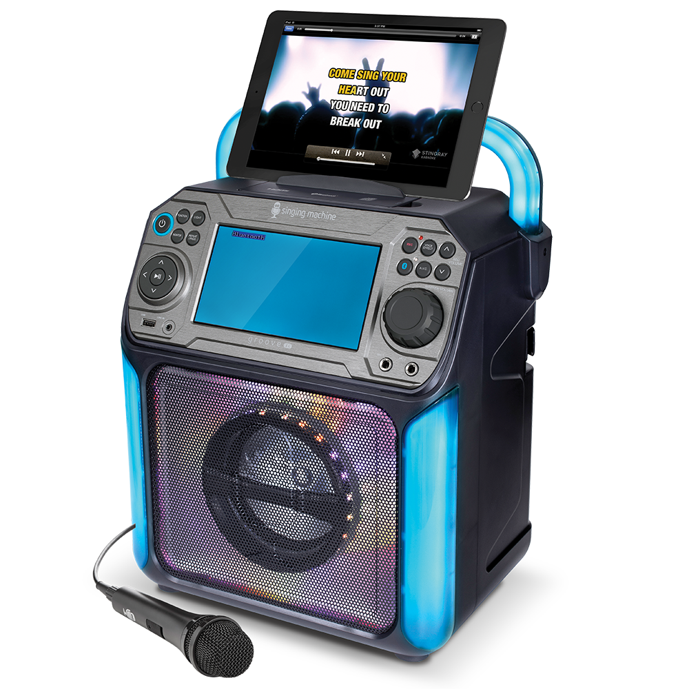 Singing Machine Groove XL Bluetooth Karaoke Machine with 1 Wired Micro