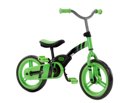 My First Balance-to-Pedal Bike (green)