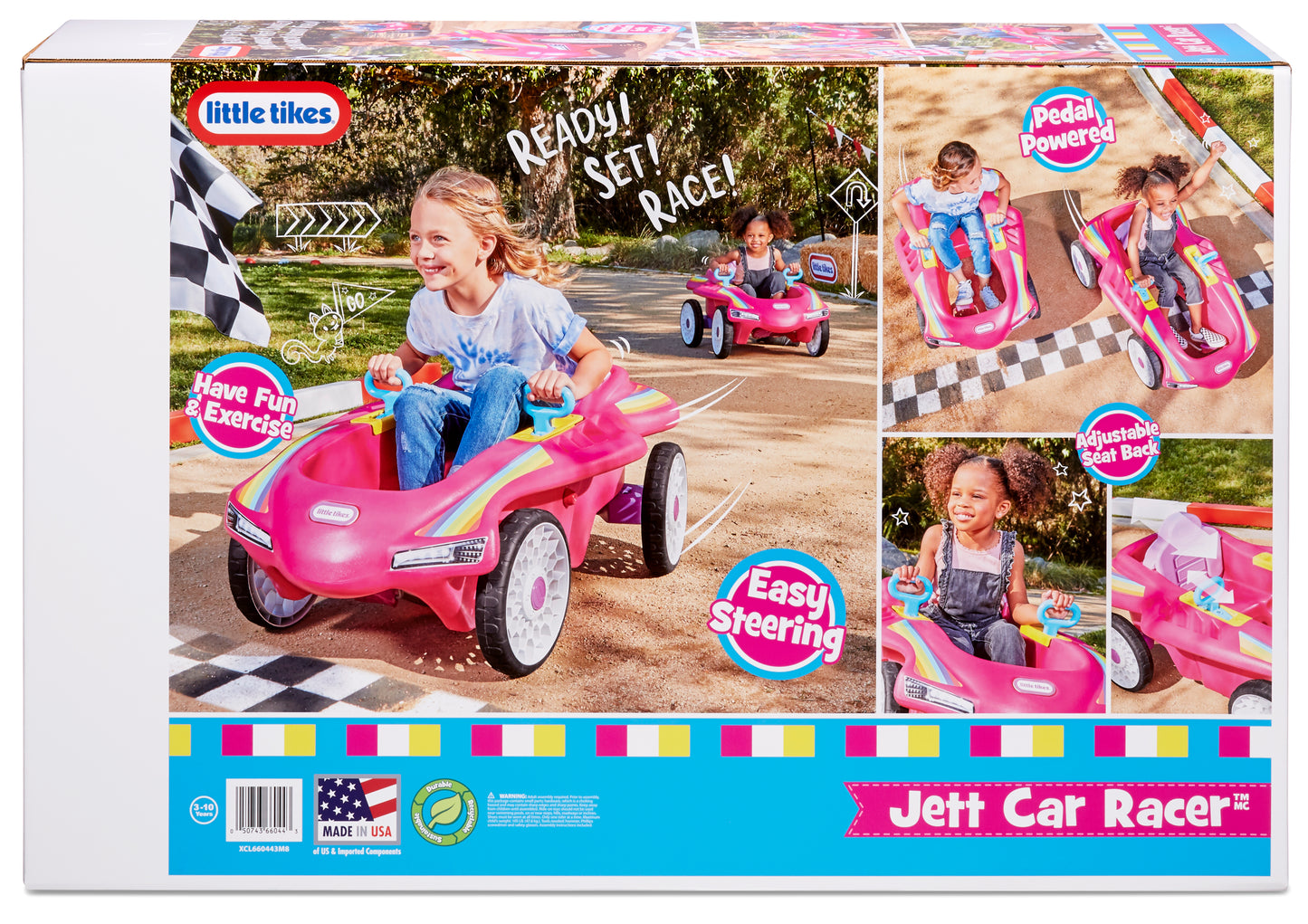 Jett Car Racer Pink