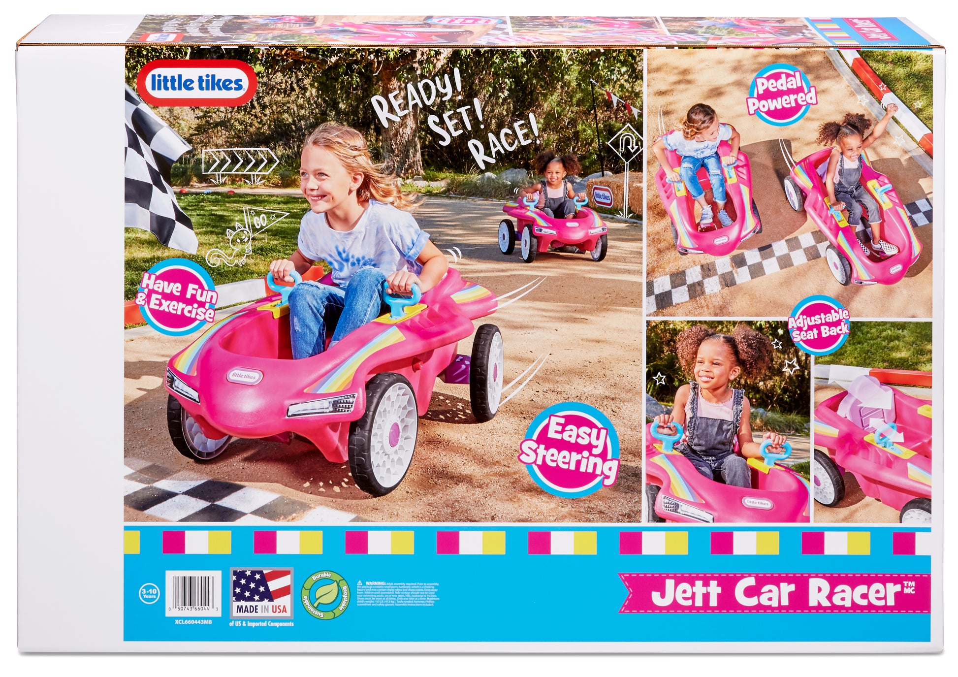 Jett Car Racer Pink
