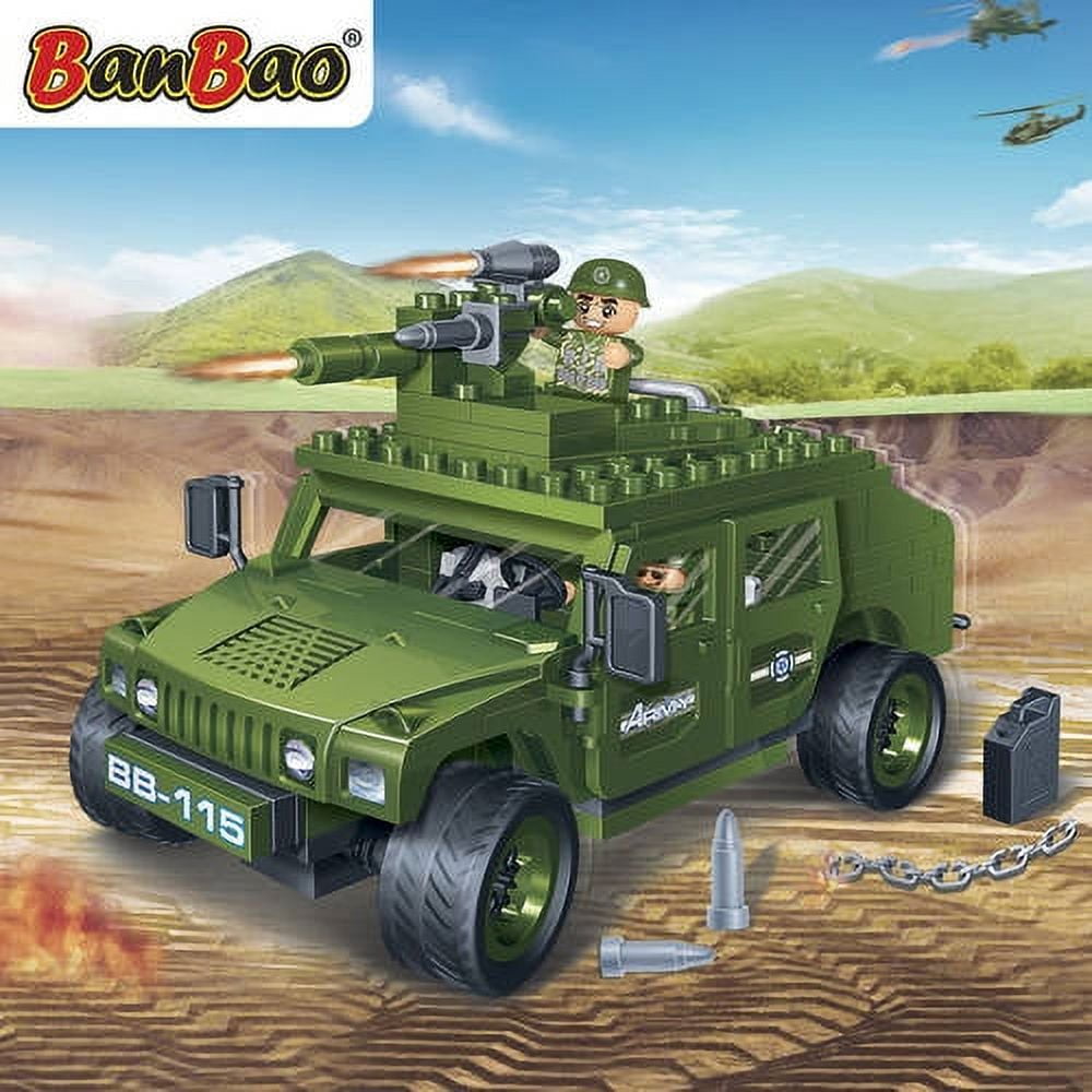 BanBao Hum Vee Adventure Building Set - 202 Pieces