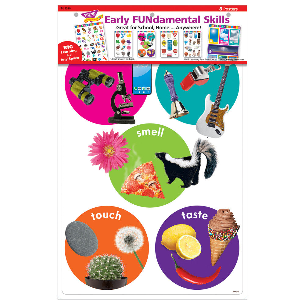 Early FUNdamental Skills Learning Set - Educational Posters for Kids