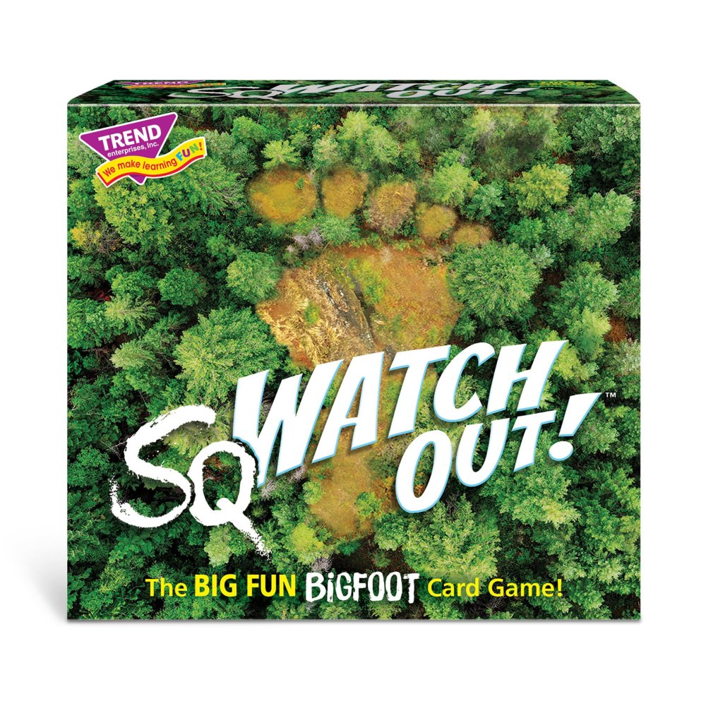 sqWATCH OUT! Bigfoot Mystery Three-Sided Card Game – Toys