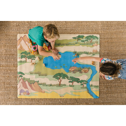 The Freckled Frog Wilderness Adventure Play Mat
