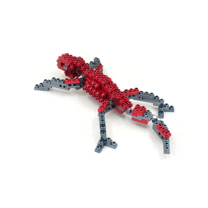 Metomics Collector's 3-in-1 Series 002 Set in Ruby Red - Build Butterfly, Gecko, or Deer