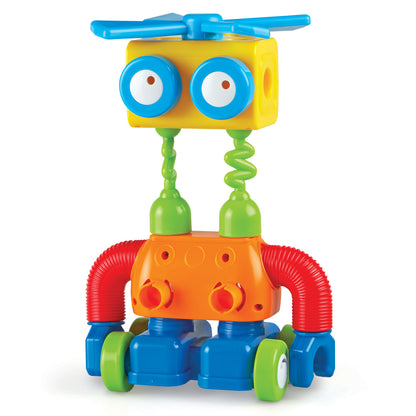 Learning Resources 1-2-3 Build It! Robot Factory - STEM Toy for Creative Play