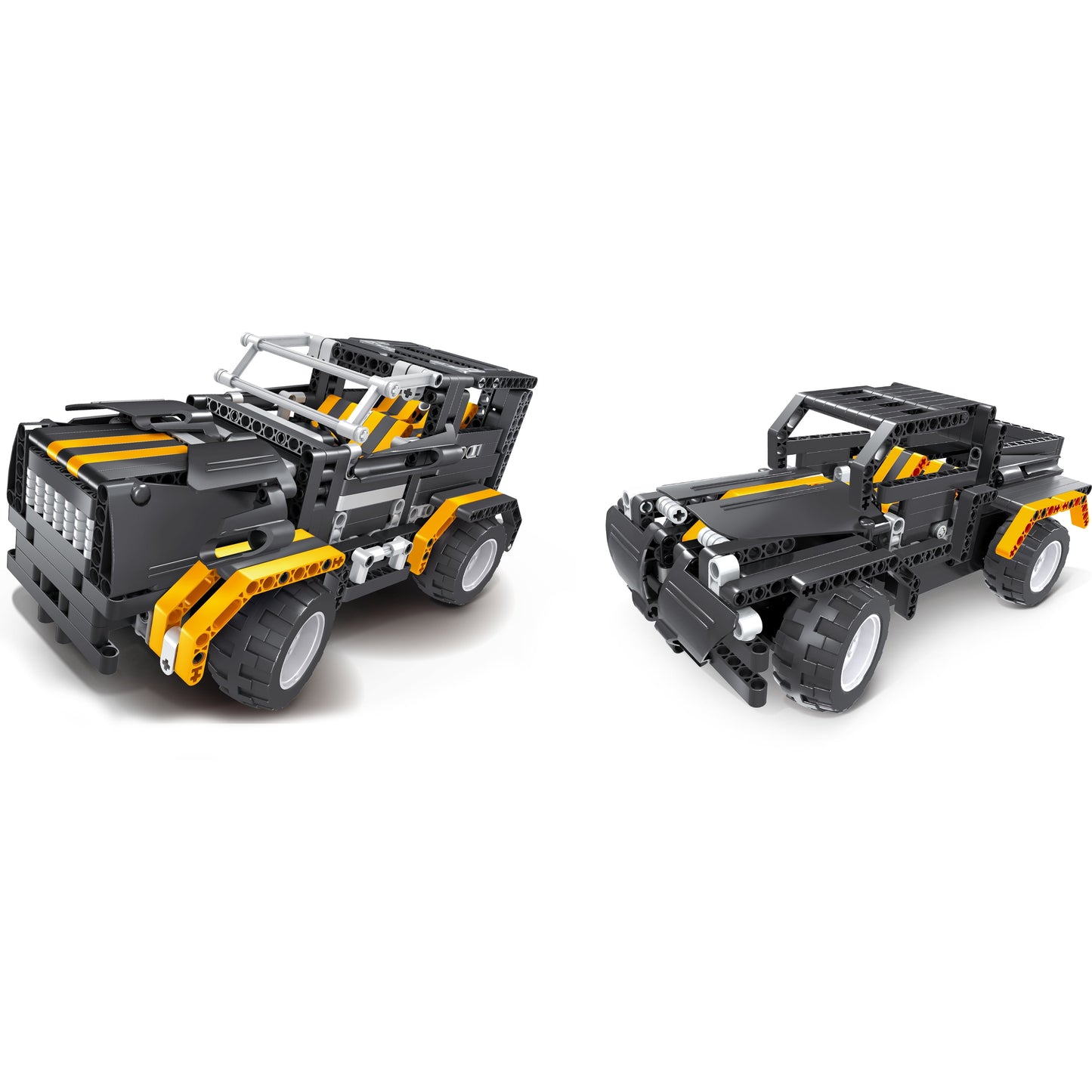 Qihui R/C Block Car 2-in-1 Transformable Jeep and Truck Model - Multicolor