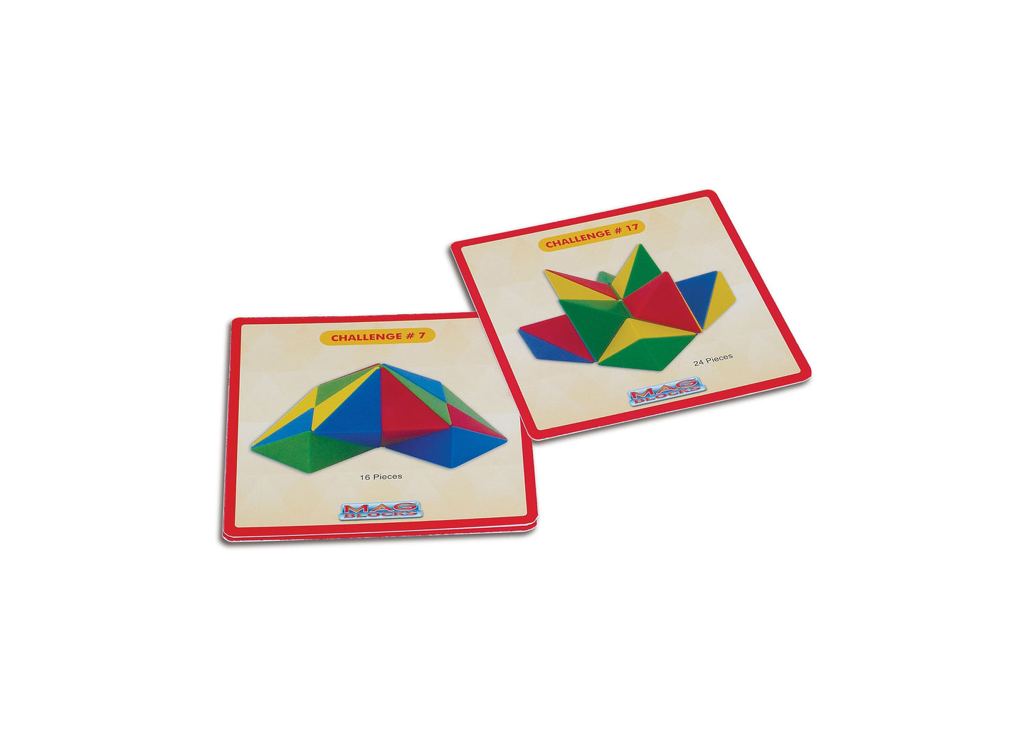 Popular Playthings Mag Blocks 24-Piece Magnetic Building Set