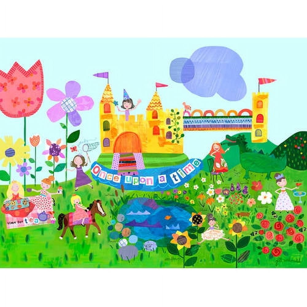 Oopsy Daisy Enchanted Princess Garden Canvas Wall Art