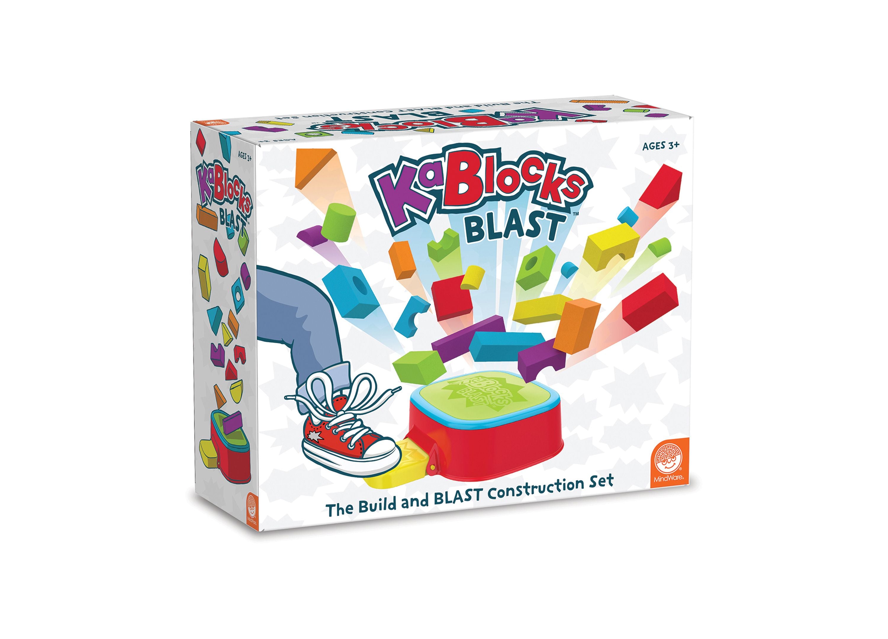 MindWare KaBlocks Blast - High-Flying Foam Block Building Set – Toys