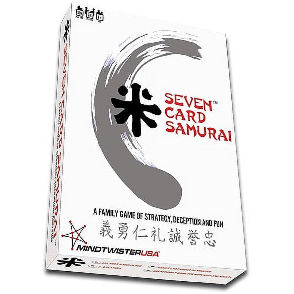 Mindtwister USA Seven Card Samurai Strategy Card Game