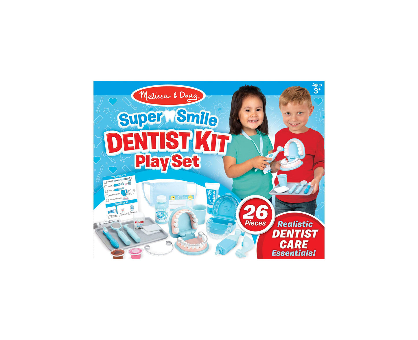 Melissa and Doug 25-Piece Super Smile Dentist Play Set