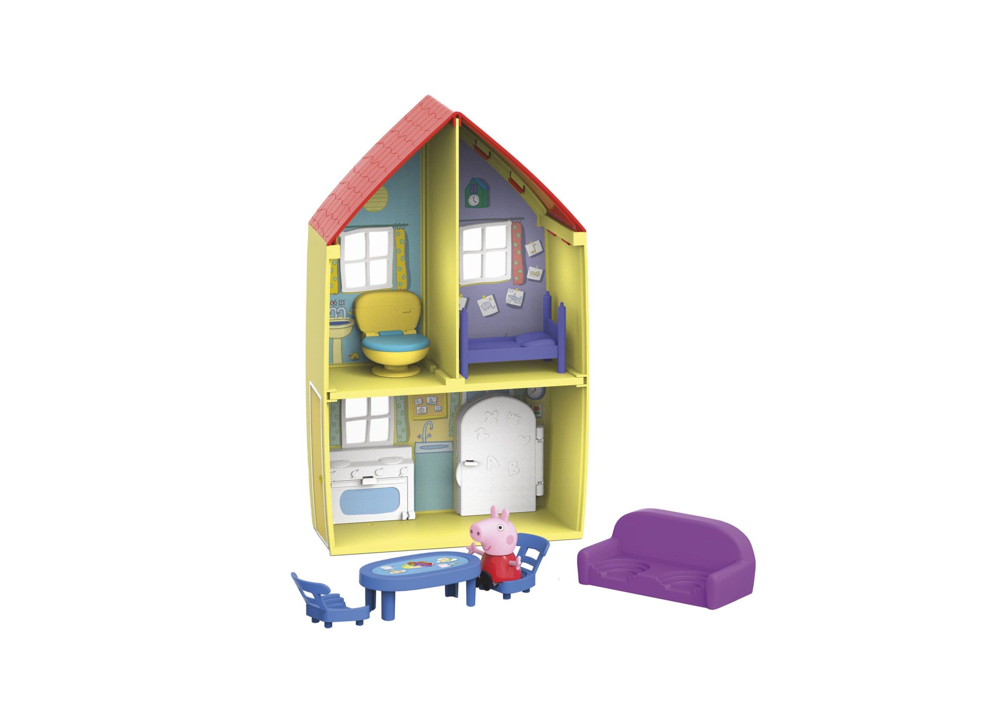 Peppa Pig Family House Playset with Accessories Pieces – Toys