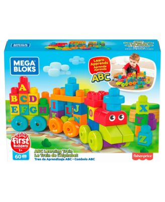 Mega Bloks First Builders 60-Piece ABC Learning Train Set