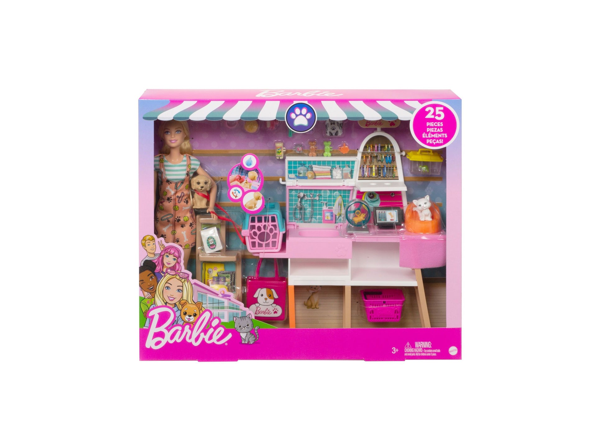 Barbie Pet Shop Set Barbie Pet Boutique Playset Interactive