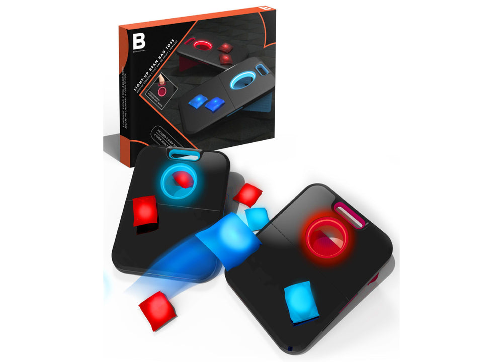 Black Series Glow-in-the-Dark Bean Bag Toss Game Set