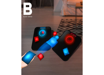 Black Series Glow-in-the-Dark Bean Bag Toss Game Set