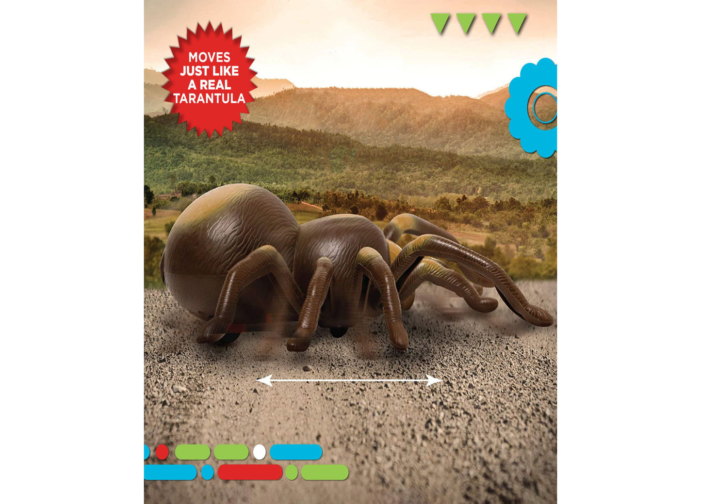 Discovery Kids Infrared Remote Control Tarantula with Glowing Eyes
