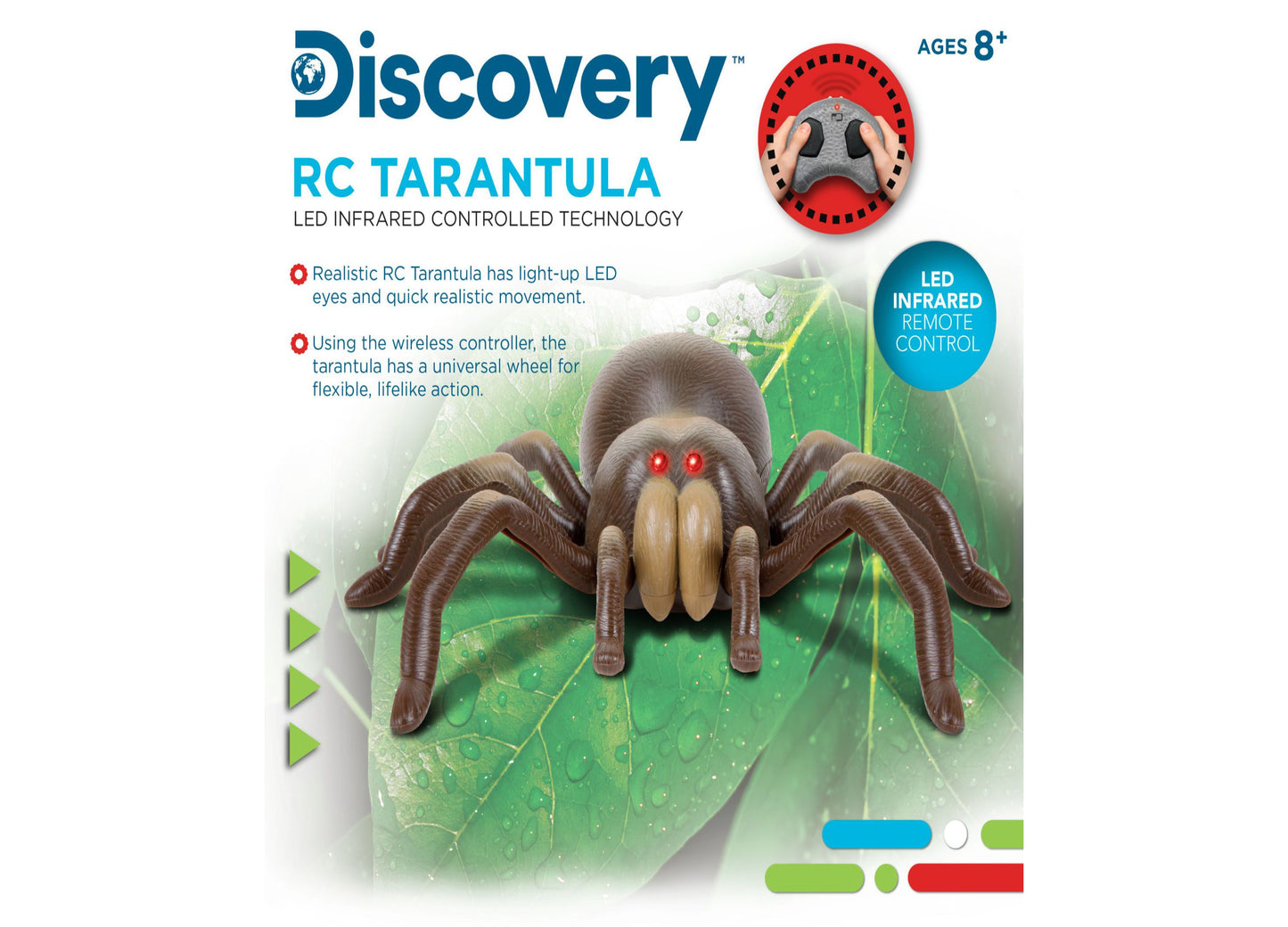 Discovery Kids Infrared Remote Control Tarantula with Glowing Eyes