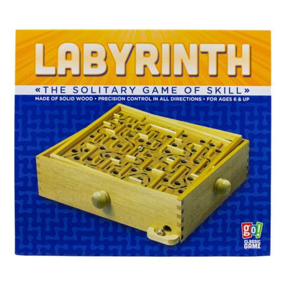 Classic Wooden Labyrinth Maze Skill Game