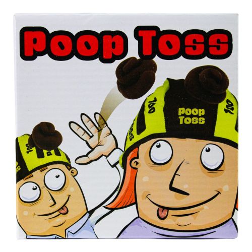 Poop Toss with Hats Game