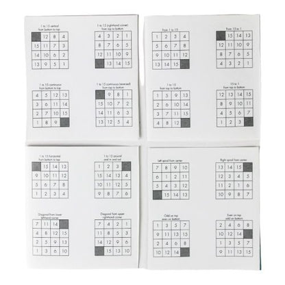 Go! Games Classic 15 Puzzle Game - Metal Frame Slider Puzzle