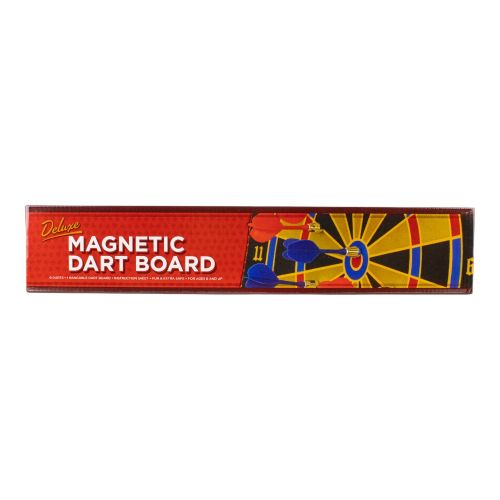 Go! Games Deluxe Magnetic Dart Board Set | 15 Inch | Family Safe Darts