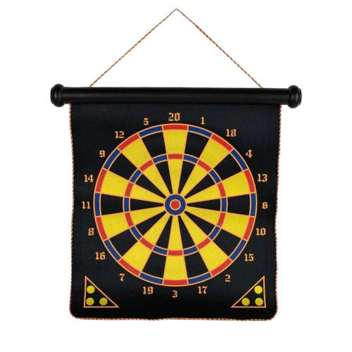 Go! Games Deluxe Magnetic Dart Board Set | 15 Inch | Family Safe Darts